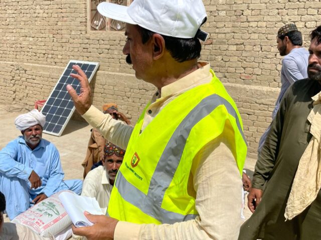 PKI Distributed 500 Food Packages in Flood affectees in 1st phase of the activities of flood relief drive 2022 in Rajanpur. PKI ground team in Rajanpur Including Dr. Ayub Malik, Dr. Khalil Ur Rehman, Dr. Karim Baksh and other stakeholders e.g PAF Fareed Air-Base team participated in distribution of food packages amongst flood affectees. Prof. Saeed Akhter, President PKI thanked all the donors & APPNA (Association of Physicians of Pakistani Descent of North America). Paid tribute to Pakistan Air-Force for providing logistic support to PKI. He appreciated all the volunteers / workers to making this program successful. May Allah SWT accept all the efforts of us all to serve the humanity in these testing times.