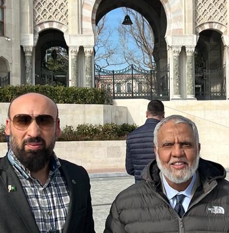 Prof Saeed Akhter President PKI landed in Istanbul and was received by Prof Mian Waqar Badshah of Istanbul University
