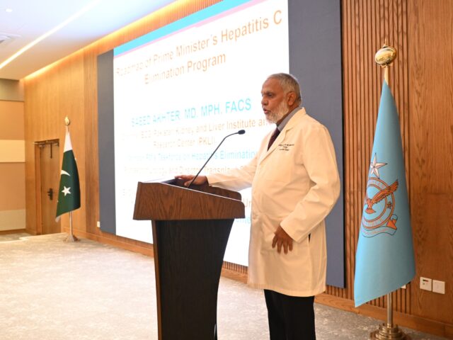 Event on Hepatitis Elimination & Prevention in Pakistan:A Roadmap of Prime Minister’s Hepatitis Elimination Program
