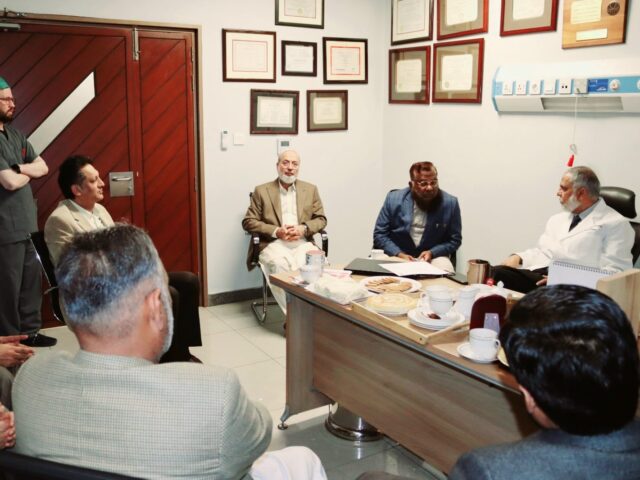 Prof. Saeed Akhter, President PKI chaired a meeting with PKI BOG Members & Business Community at PAF Hospital Islamabad