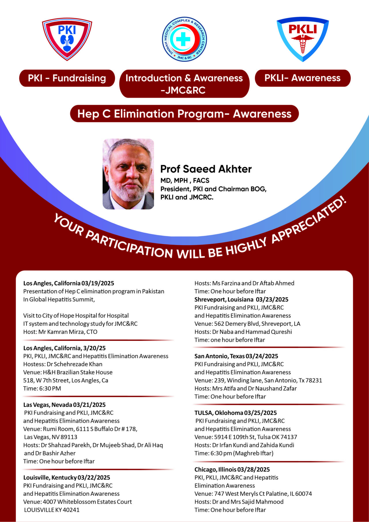 Addresses Flyer 2025