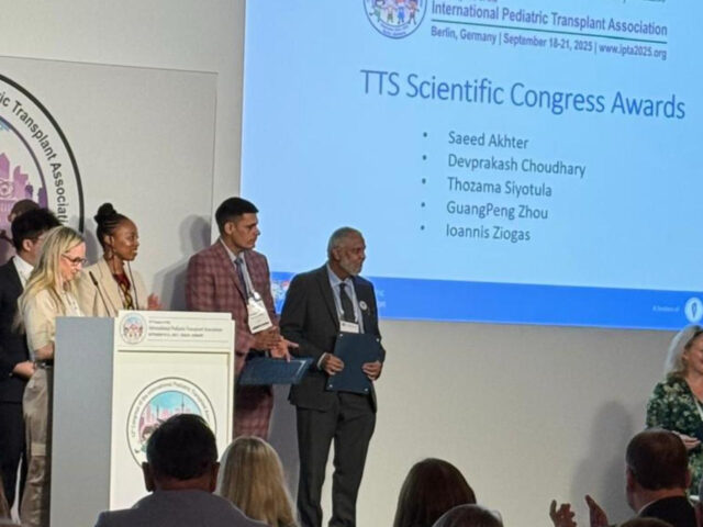 At the 13th IPTA (International Pediatric Transplant Association) meeting in Berlin, Prof. Saeed Akhter, Chairman of PKLI & JMCRC, presented research that showcased the institute’s exceptional data and clinical outcomes